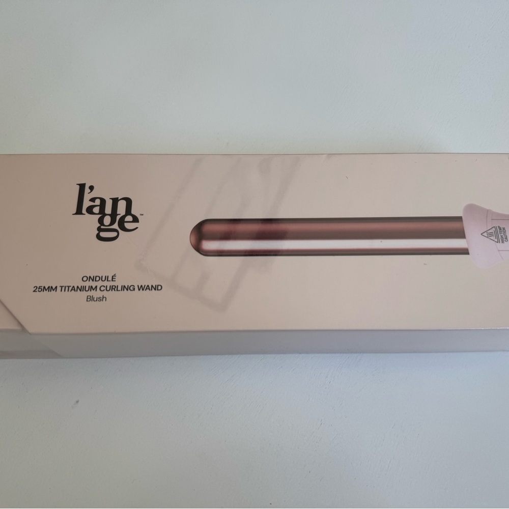Lange Blush Titanium Curling Wand 25 MM
